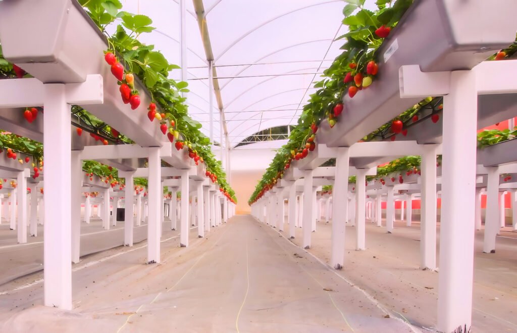 Canaleta Hidropónica: Estructura especialmente diseñada para el cultivo de plantas sin suelo, facilitando el flujo de agua y nutrientes en sistemas hidropónicos. Fabricada con materiales resistentes y duraderos, permite una distribución uniforme y eficiente, promoviendo un crecimiento saludable de las plantas.